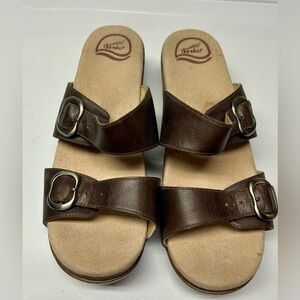 Brown Leather Dansko Sandals- Women’s  EU 41 /US 10.5-11